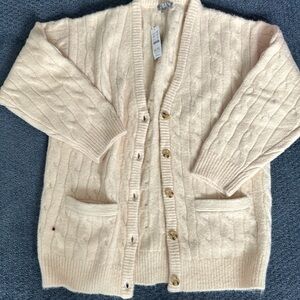 J Crew boyfriend cardigan NWT